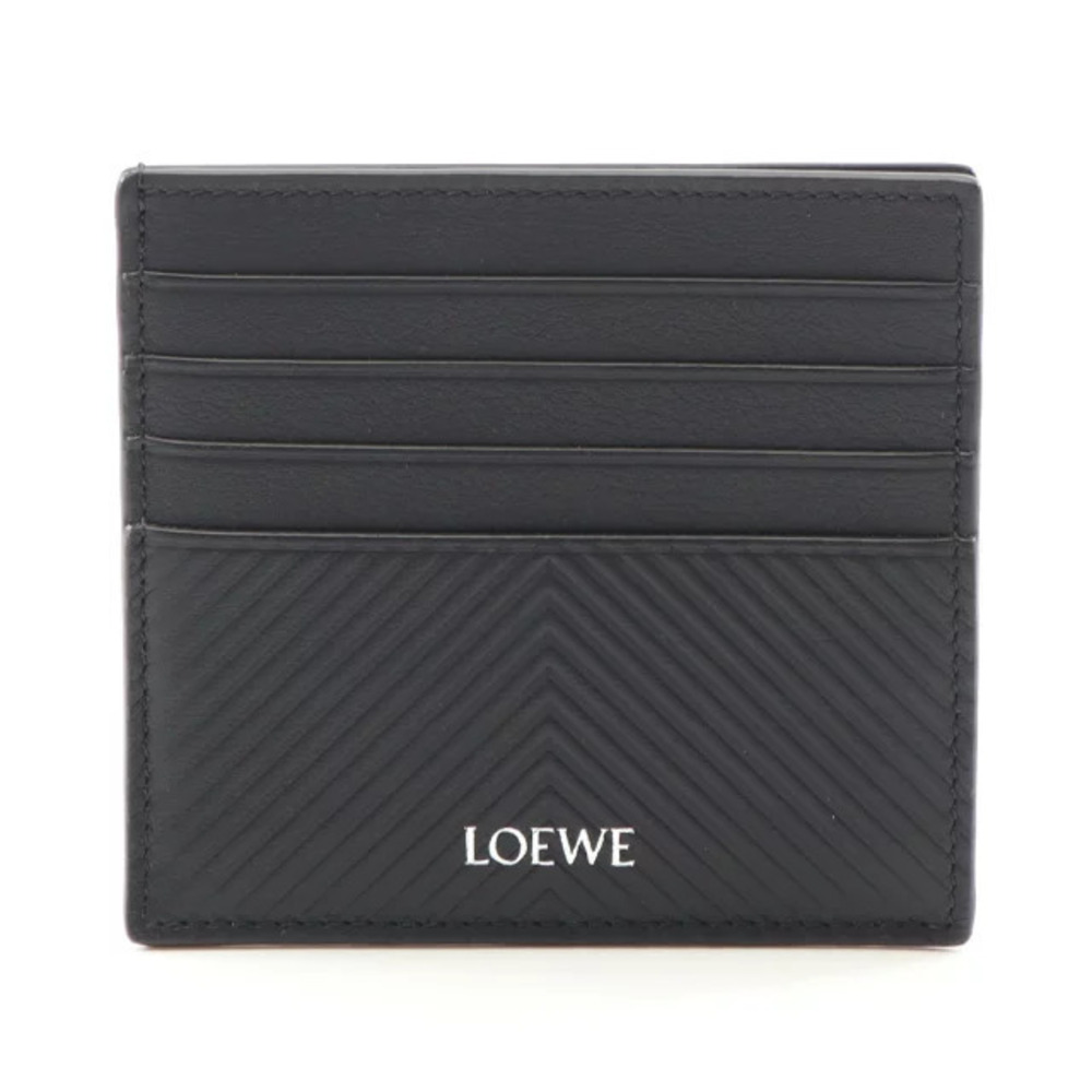Loewe Open Card Case Accessory Leather Black